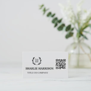Cartão de Visita com Código QR