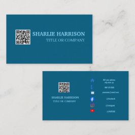 Cartão de Visita com Código QR