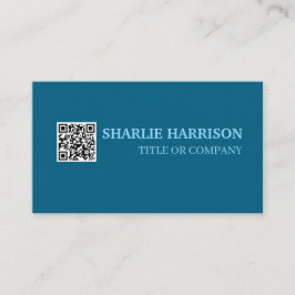 Cartão de Visita com Código QR