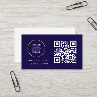 Cartão de Visita com Código QR 