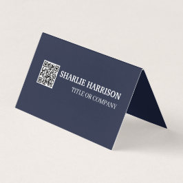 Cartão de Visita com Código QR