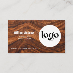 Cartão de Visita com Código QR e Logotipo de Carpi