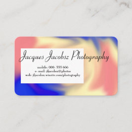 Cartão de visita com fundo de colchetes retrorrefl