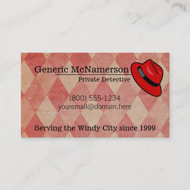 Cartão de visita com granizo duro com calendário d (Frente)