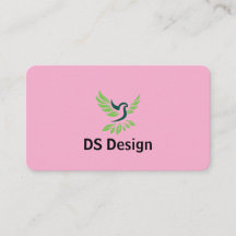 Cartão de Visita com Logotipo de Fênix Moderno