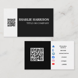 Cartão de Visita com QR Code
