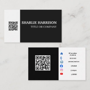 Cartão de Visita com QR Code