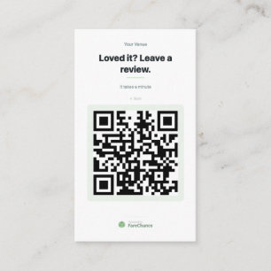 Cartão de Visita com QR Code para Restaurantes e L