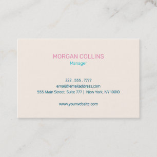 Cartão de visita com seu logotipo