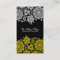 Combo de padrão dos círculos amarelo e branco