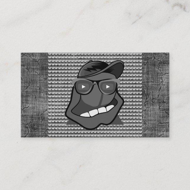 Cartão De Visita Comediante Prepare-se para o setor de entretenimen (Frente)