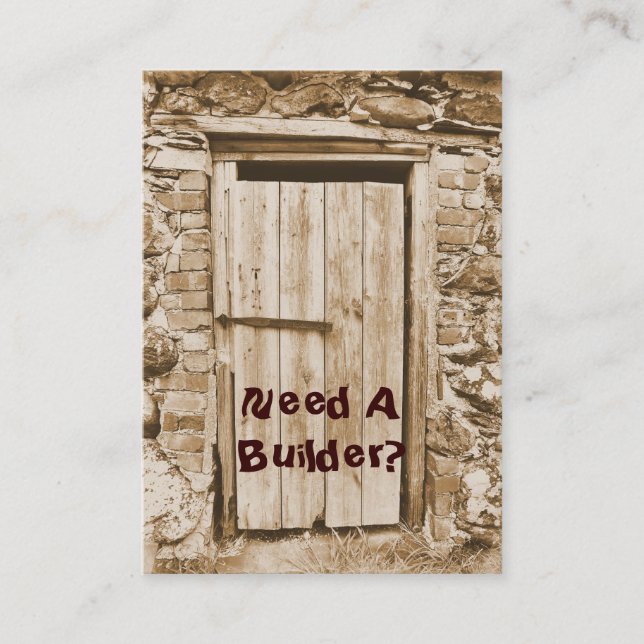 CARTÃO DE VISITA COMÉRCIO, EDIFÍCIOS (Frente)