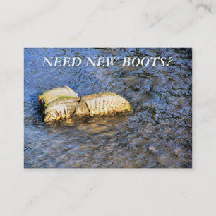 Cartão De Visita COMÉRCIO. NOVAS BOOTS. Reino Unido