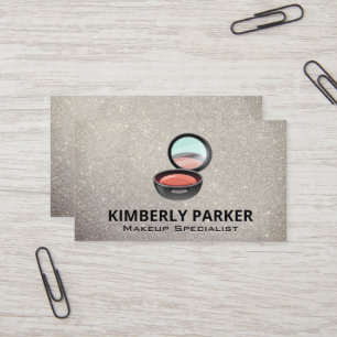 Cartão De Visita Compacto de maquiagem  Antecedentes da falha