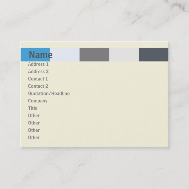 Cartão De Visita Compartimento - carnudo (Frente)
