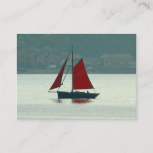Cartão De Visita Compartimento Vintage de Yacht Cardiff