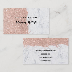 Cartão De Visita Composição de mármore dos brushstrokes modernos