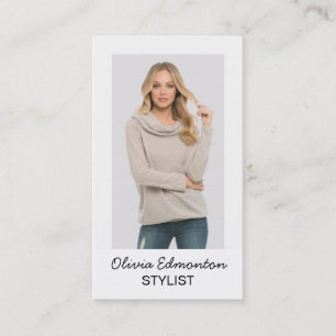 Cartão De Visita Composição feita sob encomenda da planície do