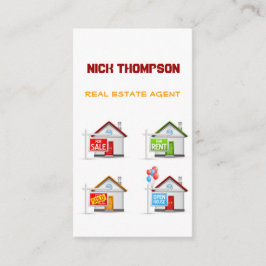 Cartão De Visita Comprar da venda do aluguel da construção de casa