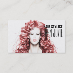 Cartão De Visita Compro Barber de Bela Salão de Bela Estílista de