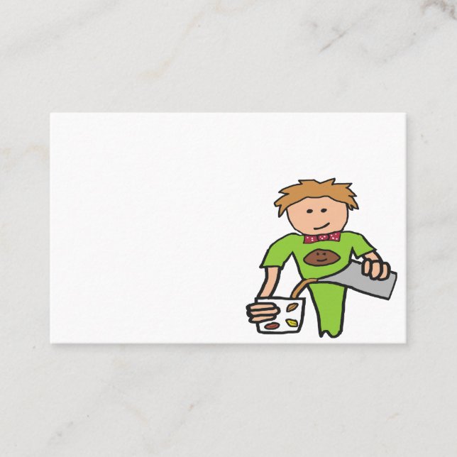 Cartão De Visita Compro Barista Café (Frente)