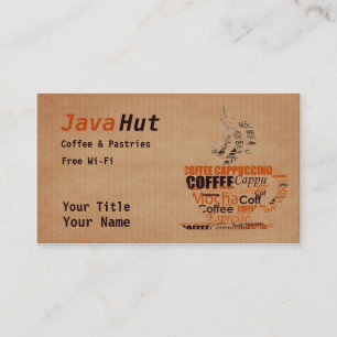 Cartão De Visita Compro Café