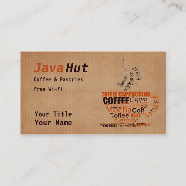 Cartão De Visita Compro Café (Frente)