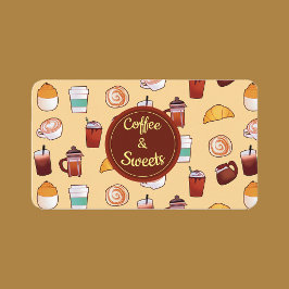 Cartão De Visita Compro Clássico De Café E Pastas