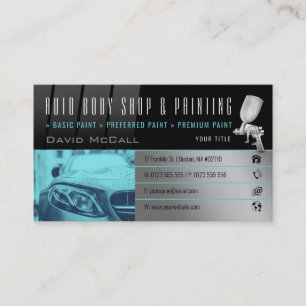 Cartão De Visita Compro de Corpo Automático e Pintura   Paint Spra