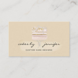 Cartão De Visita Compro de cupcake de padaria de especialidade amar