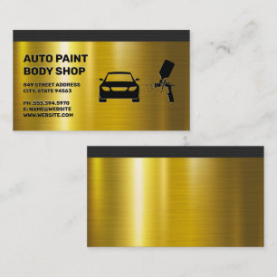 Cartão De Visita Compro de Pintura Autobody