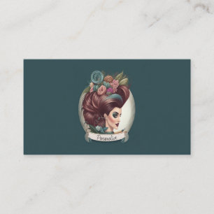 Cartão De Visita Compro de Produtos Cosméticos Salon Parlor do Hair