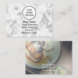 Cartão De Visita Compro Marble da Geometria Moderna