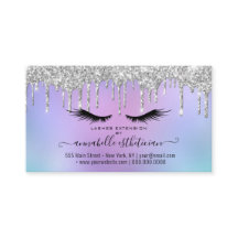 Compromisso de Extensão Eyelash do Glitter Silver