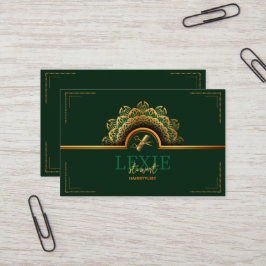 Cartão De Visita Compromisso de Stylist de Cabelo Elegante e Clássi