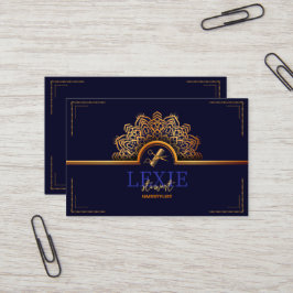 Cartão De Visita Compromisso de Stylist de Cabelo Elegante e Clássi