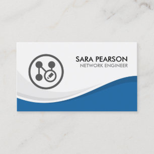 Cartão De Visita Computador técnico do Engenheiro de rede