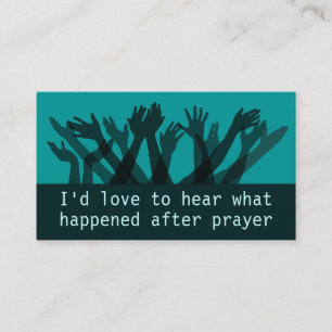 Cartão De Visita Comunicado do relatório do ministério