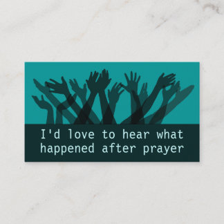 Cartão De Visita Comunicado do relatório do ministério