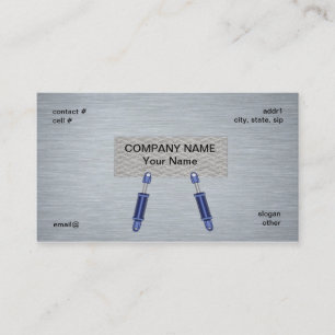 Cartão De Visita conceito do cilindro hidráulico