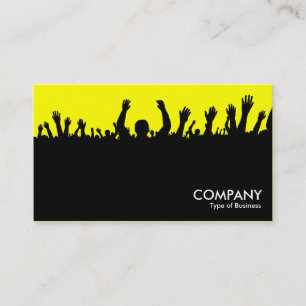 Cartão De Visita Concertação - Preto e Amarelo