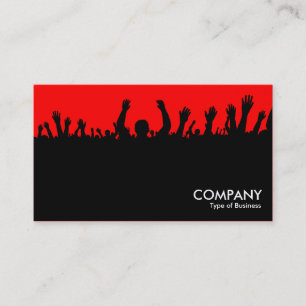 Cartão De Visita Concerto - Preto e Vermelho