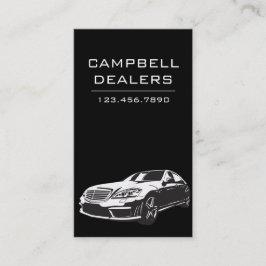 Cartão De Visita Concessionária Moderna Profissional de Veículos