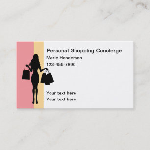 Cartão De Visita Concièrge de Compras Pessoais