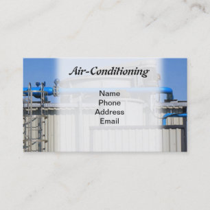 Cartão De Visita Condicionamento de ar e refrigerar industrial