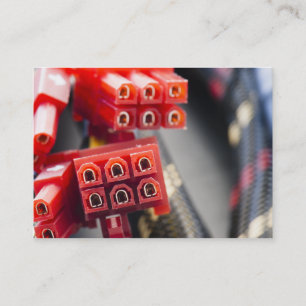 Cartão De Visita Conector de cabo dos computadores