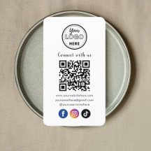 Conexão de Código QR com o Instagram Tiktok do Fac