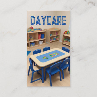 Cartão De Visita Configuração de creche de creche