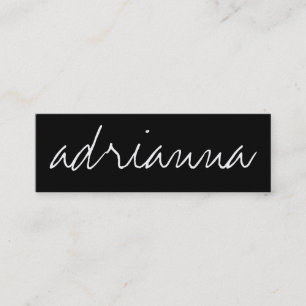 Cartão de visita conhecido de 311 costumes