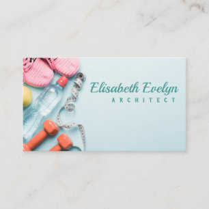 Cartão De Visita Conjunto de atributos de esportes